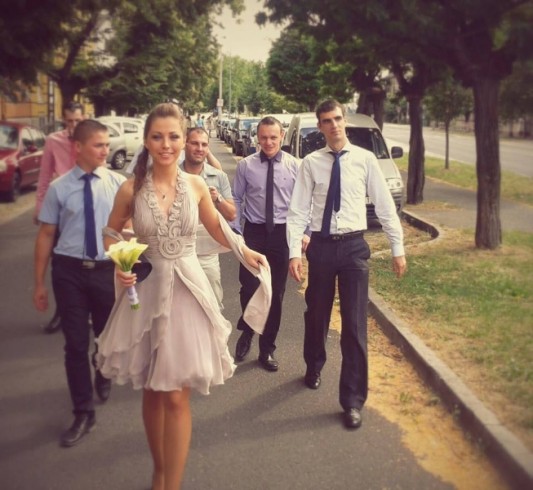 Krisztina koszorúslány